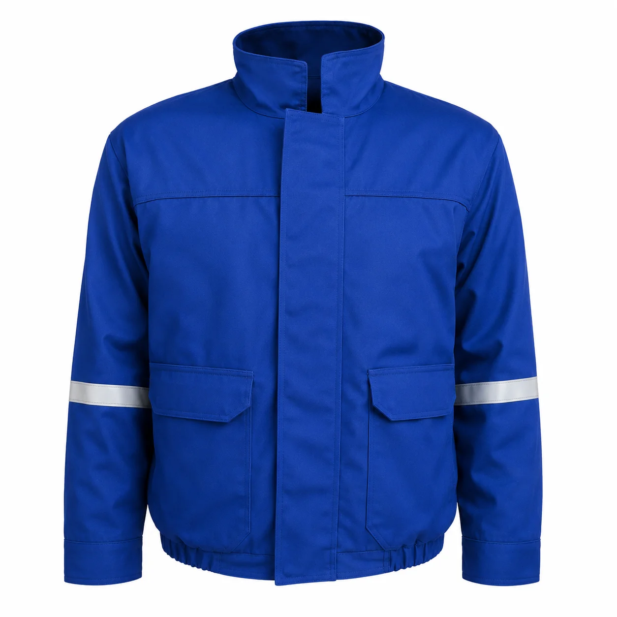 Summit Freeze® FR Bomber Jacket — Silver Reflective Tape (Royal Blue)