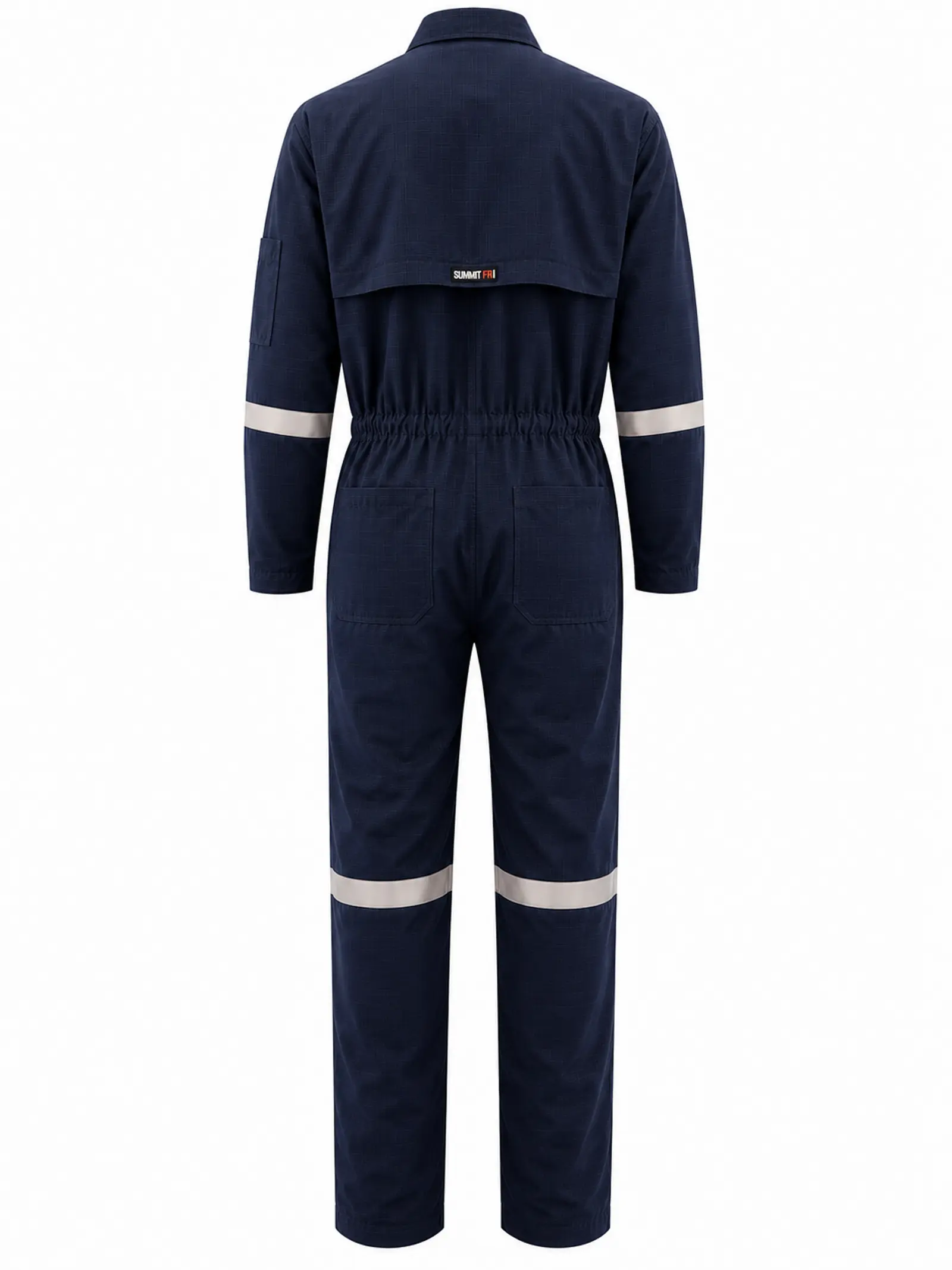 Summit Breeze® FR Triple Vented Coverall — Inherent Blend, 5.5 oz. Ripstop, Reflective Tape — Back
