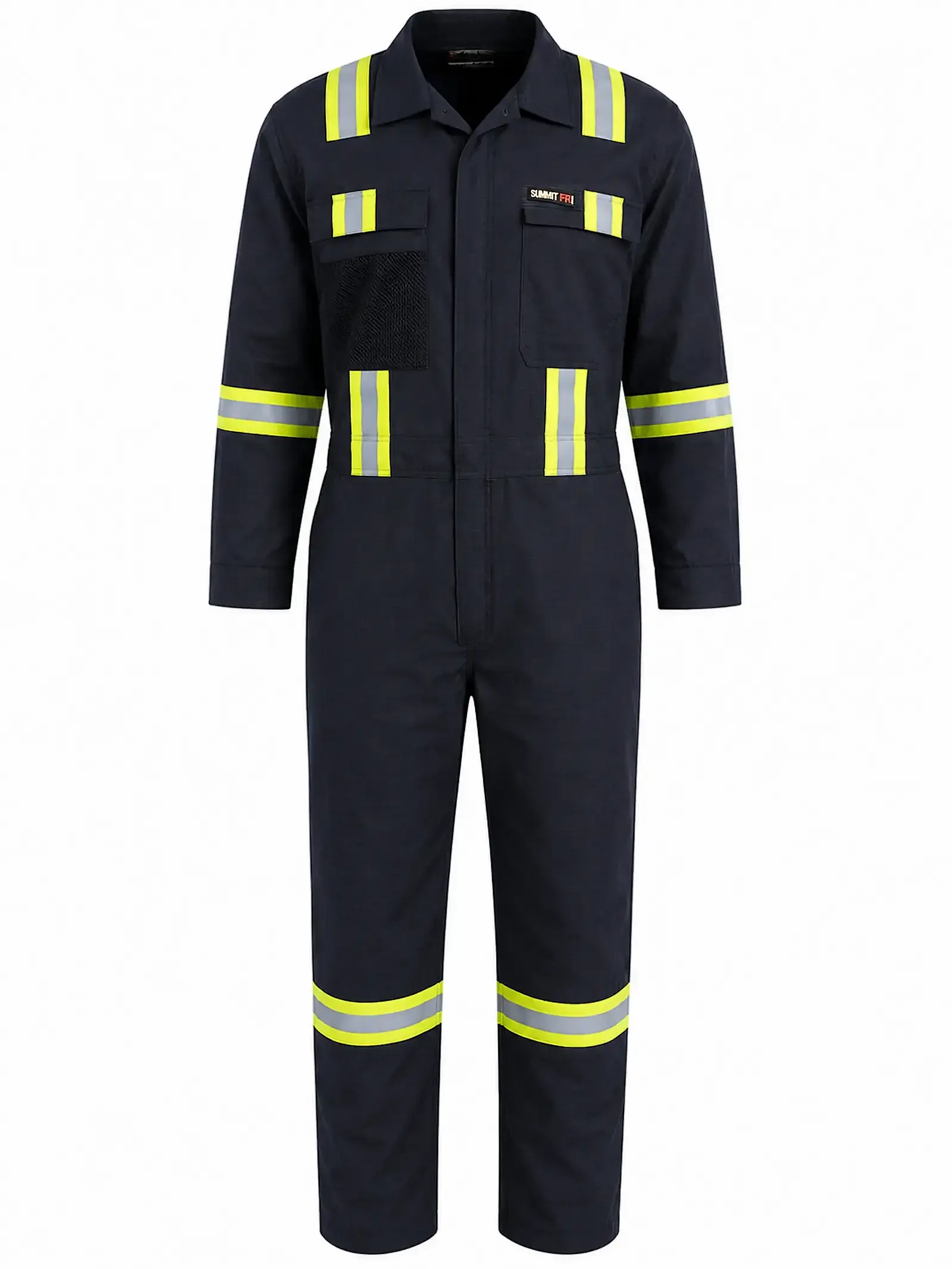 Summit Breeze® FR Vented Coverall — Inherent Blend with Triple Trim Reflective Tape