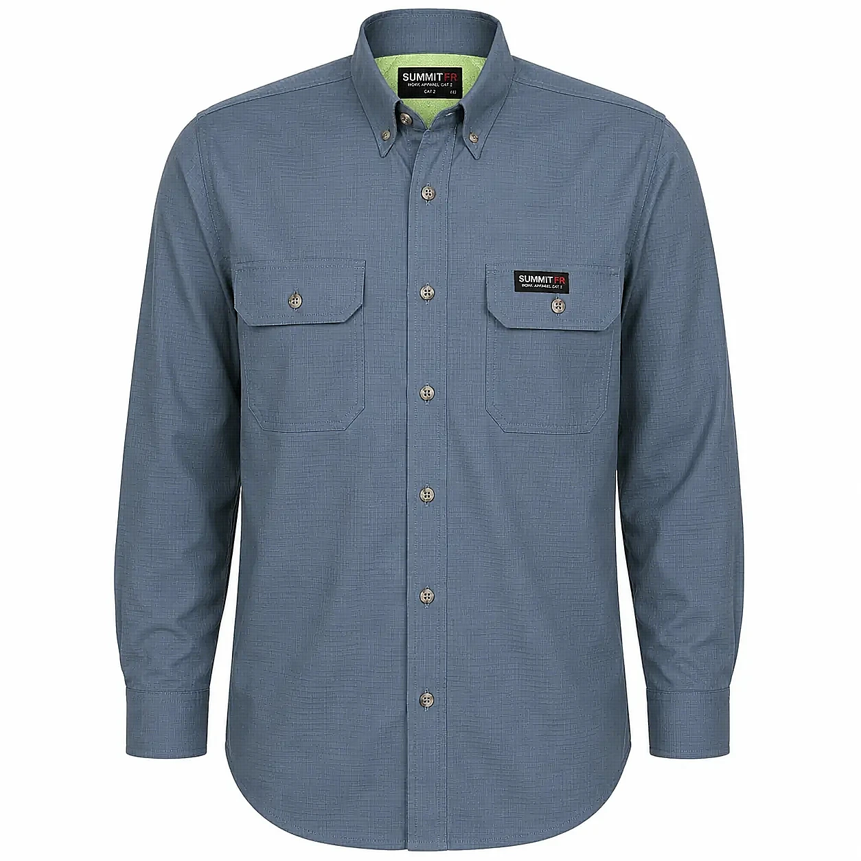 Summit Breeze® Inherent Blend Vented FR Shirt — Medium Blue