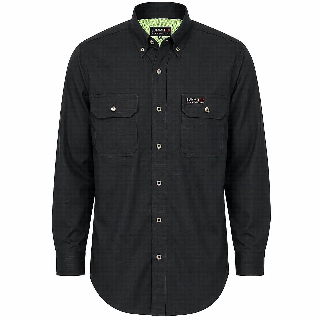 Summit Breeze® Inherent Blend Vented FR Shirt — Navy
