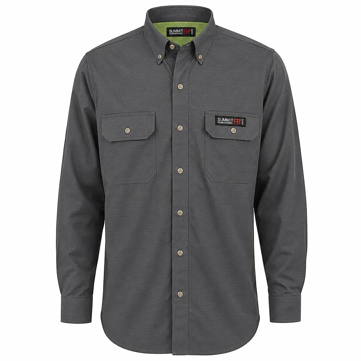 Summit Breeze® Inherent Blend Vented FR Shirt — Gray