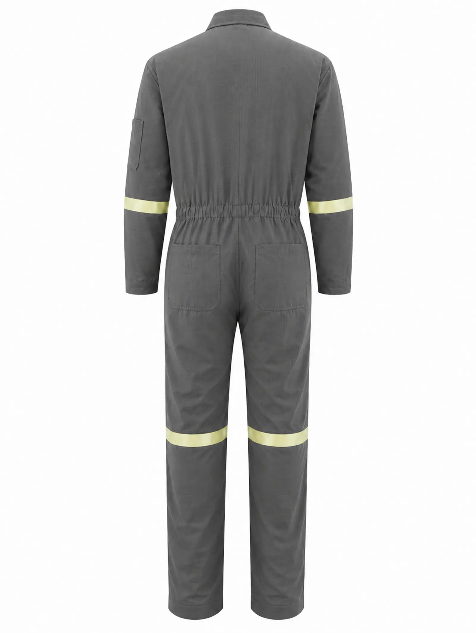 Summit Performance® FR Deluxe Coverall — Inherent Blend, Gray — Back