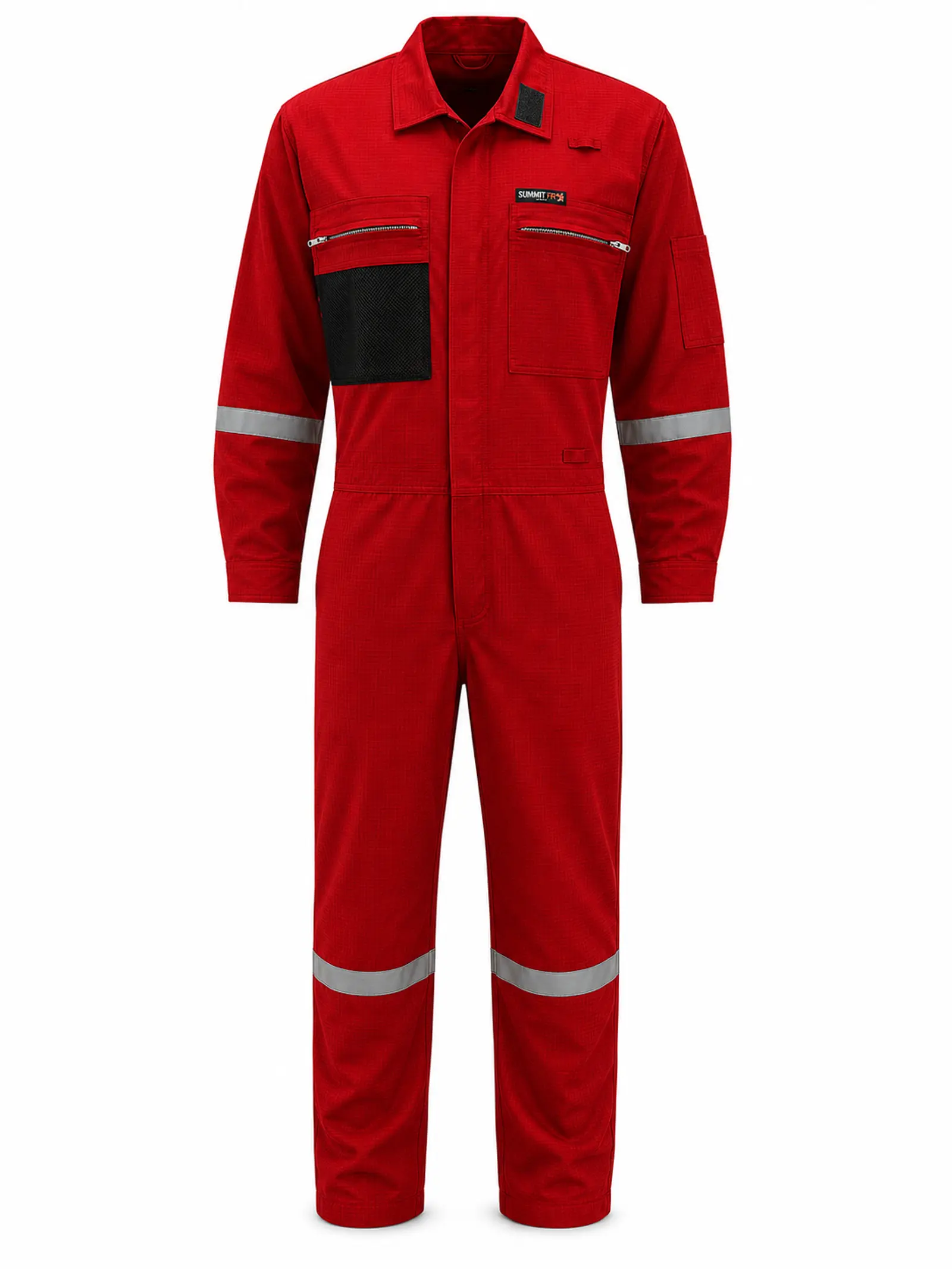 Summit Performance® FR Deluxe Coverall — Inherent Blend, Red