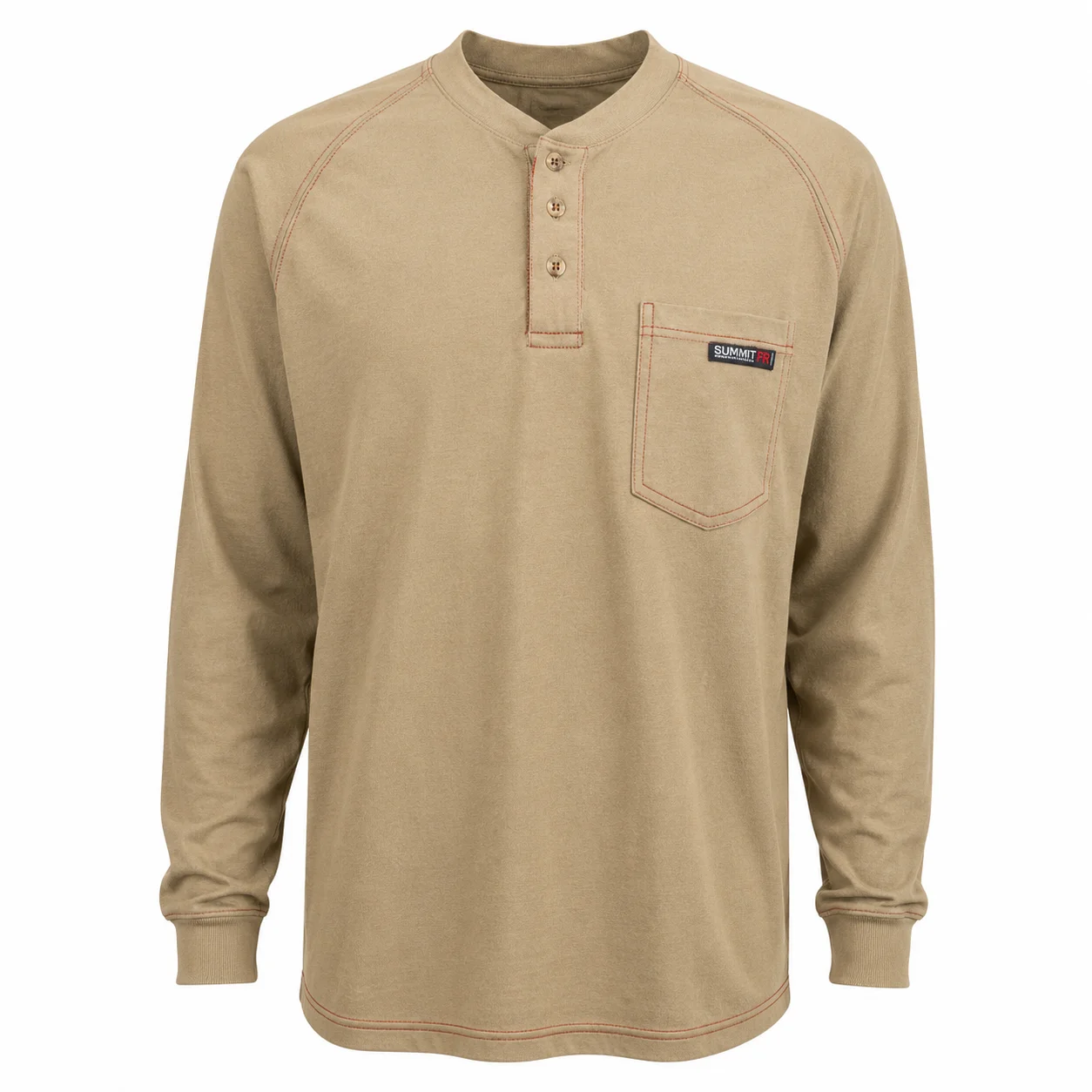 Summit Performance® FR Henley — Tan