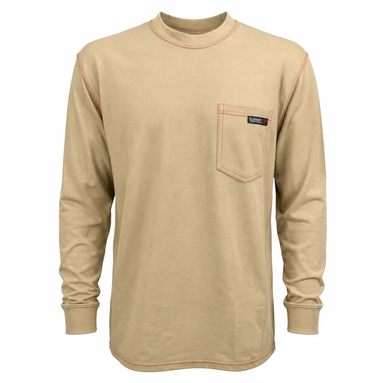 Summit Performance® FR Long-Sleeve T-Shirt — Tan
