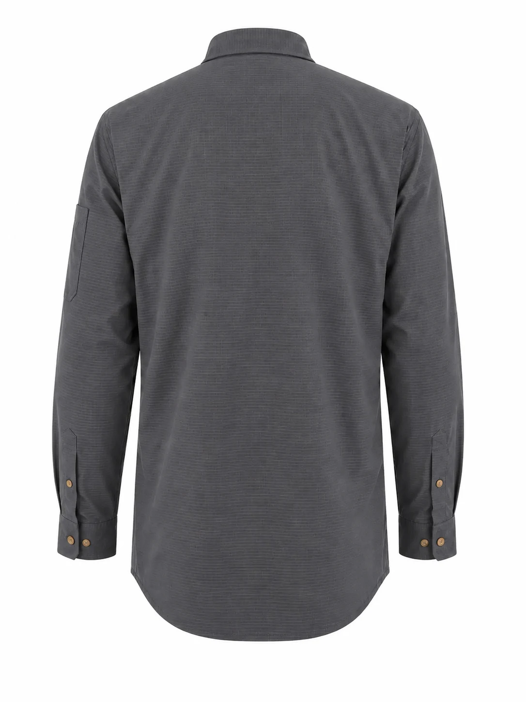 Summit Performance® Inherent blend FR Shirt — Gray — Back
