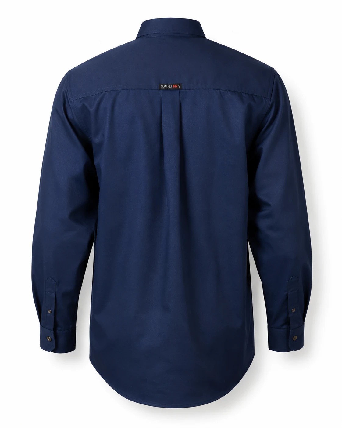 Summit Performance® FR 100% Cotton Shirt — Navy — Back